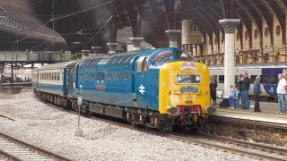 'The Coronation Deltic' Reigns Over York with 55009 'Alycidon' - 19/08/2023