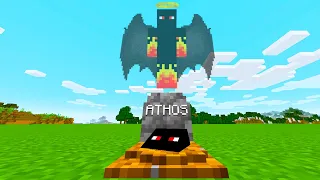 ATHOS FOI PARA O CÉU NO MINECRAFT 😭😭😭