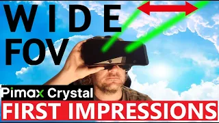 Pimax Crystal WIDE FOV LENSES PREVIEW! Is there REALLY a difference?