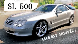 Dans la vie, il faut parfois réaliser son rêve : Mercedes SL 500 R230 V8 de 2002 😍