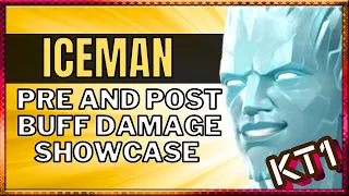 Significant Improvement! Buffed Iceman Pre And Post Buff Damage! With And Without Synergies!