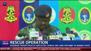 Nigerian troops rescue abducted chibok girl and her baby in Borno state