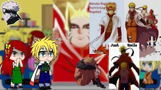 Naruto family + friends react to Naruto future|| My au part all || naruto neglected au | #naruto