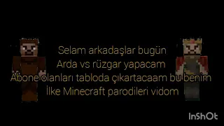 Arda vs rüzgar Minecraft parodileri