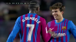 Riqui puig All attempts, passes and Amaizing skills vs Osasuna 13/3/2022 hd