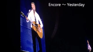 McCartney on 30 Apr 2017@Tokyo Dome /part3 ～ The end