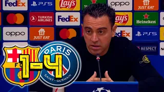 RUEDA PRENSA XAVI: FCBARCELONA 1-4 PSG