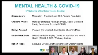 Better Toronto Coalition. Week 6: Mental Health & COVID-19