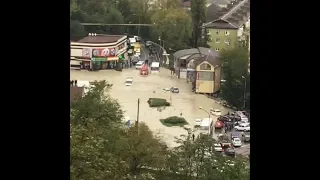 Ливневый паводок в Туапсе, 24.10.2018| Flood in Tuapse, Russia, october 24, 2018