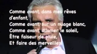 Michel Sardou - L'aigle noir avec lyrics