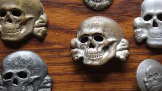 WW2 German SS Skull Metal Insignia collection 2018