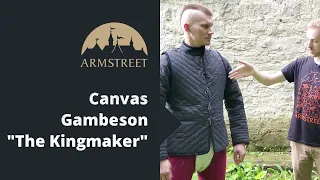 Canvas gambeson "The Kingmaker"