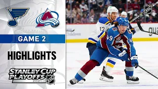 First Round, Gm 2: Blues @ Avalanche 5/19/21 | NHL Highlights