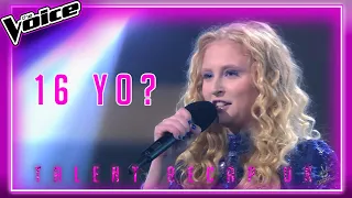 16-YEAR-OLD Teenager Sings SIA'S "CHANDELIER" ON THE VOICE 2021 ! | Knockout Round |