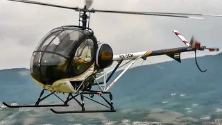 Schweizer S300 / Hughes 269 HA-SCH Helicopter demo flight at Budaörs Airfield in Hungary