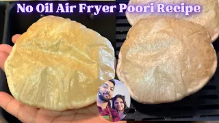 Viral Air Fryer Oil Free Poori Recipe @foodglen