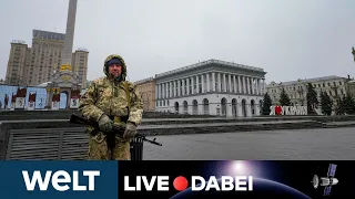 KRIEG IN DER UKRAINE: Livebilder aus Kiew und der ukrainischen Grenze | WELT LIVE DABEI