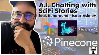 Chatting with Asimov's Scifi powered by Flowise #AI, Pinecone, Google PALM and LocalAI!