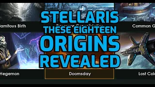 Stellaris – 18 Origins Revealed (Federations / 2.6 Verne Patch)