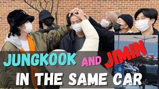 JIKOOK were IN THE SAME CAR when accompanying Seokjin to join the military