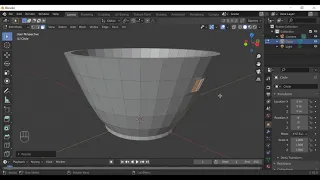 Blender. Моделирование чашки