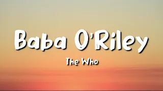 The Who - Baba O’Riley (lyrics)