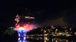Bristol Clifton Suspension Bridge 150 Year Fireworks