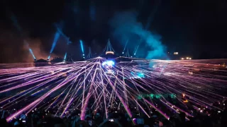 Tomorrowland 2017 W2 - Martin Garrix - Closing - Laser + Fireworks