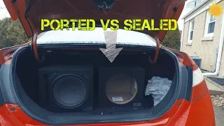 Subwoofer Enclosure: Sealed VS. Ported