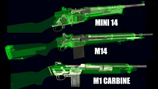 How A Ruger Mini 14 Works vs M14 And M1 Carbine | Operation & Field Strip | World Of Guns