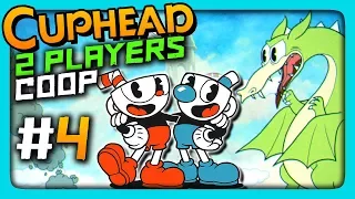 Cuphead 2 PLAYERS CO-OP Прохождение #4 ✅ ОБОЖЖЕННЫЕ ЗАДЫ!