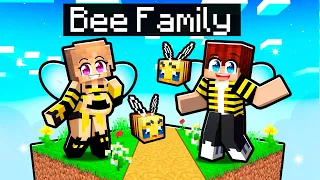 Having a CUTE BEE FAMILY in Minecraft