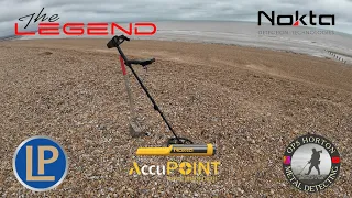 259. Metal Detecting along a Beach in Kent with The Legend & Nokta Accupoint