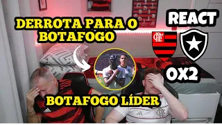 REACT - Flamengo 0 x 2 Botafogo | Brasileirão 2024. DERROTA PARA O BOTAFOGO!!