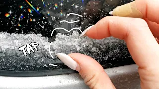 ASMR: Ice Scratching + Tapping | Sounds of the street in winter