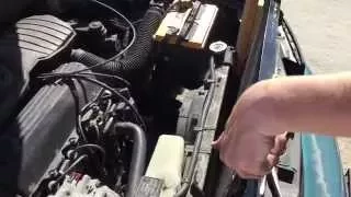 Replacing the AC condenser in a car