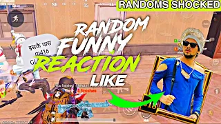 Random Shocked 😱😱 || Random player funny reaction 😂 For M4 glacier ☃️❄️ like Zayn saifi 😱😂