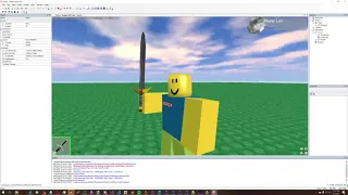 Realism running in the March 2007 build of Roblox