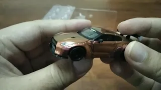 Mini GT GTR R35 magic bronze Hong Kong exclusive (unboxing)