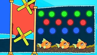 save the fish / pull the pin Max Update level android game save fish pull the pin / mobile Game