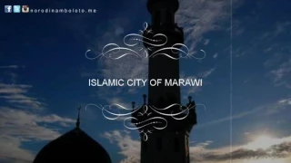 Islamic City Of Marawi