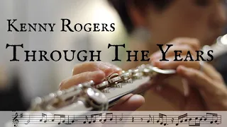 Kenny Rogers - Through The Years - Flute Cover + sheet music