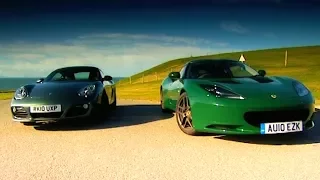 Porsche Cayman VS Lotus Evora - Fifth Gear