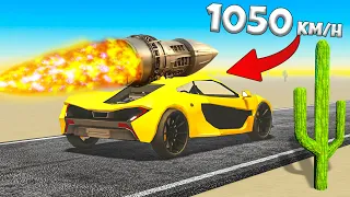 ❄️ WSADZIŁEM SILNIK RAKIETOWY DO AUTA 1050 km/h | ROBLOX |