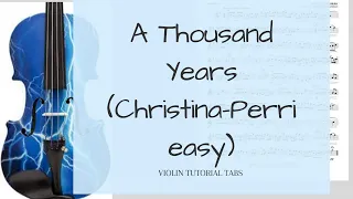 A Thousand Years (Christina-Perri - easy)