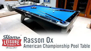 Rasson Ox Championship American Pool Table