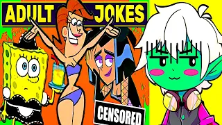 How Did These Adult Jokes Get Into Childhood Cartoons?! | WickedBinge Reaction