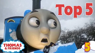 Thomas & Friends UK | Top 5 Greatest Rescues! | Best of Thomas Highlights | Kids Cartoon