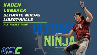 NSC 3rd Place Kaden Lebsack | Every Finals Run From Ultimate Ninjas Qualifier | Season 2