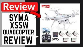 Syma X5SW Quadcopter with WIFI FPV Camera - Full Review Video test, unboxing, footage, and more